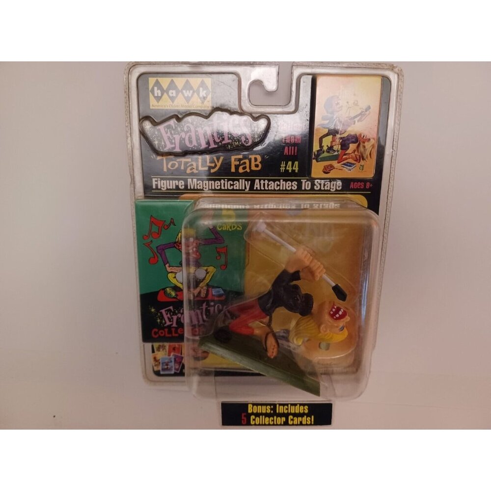 2007 Hawk Frantics #44 "Totally Fab" Figure with 5 Collector Cards